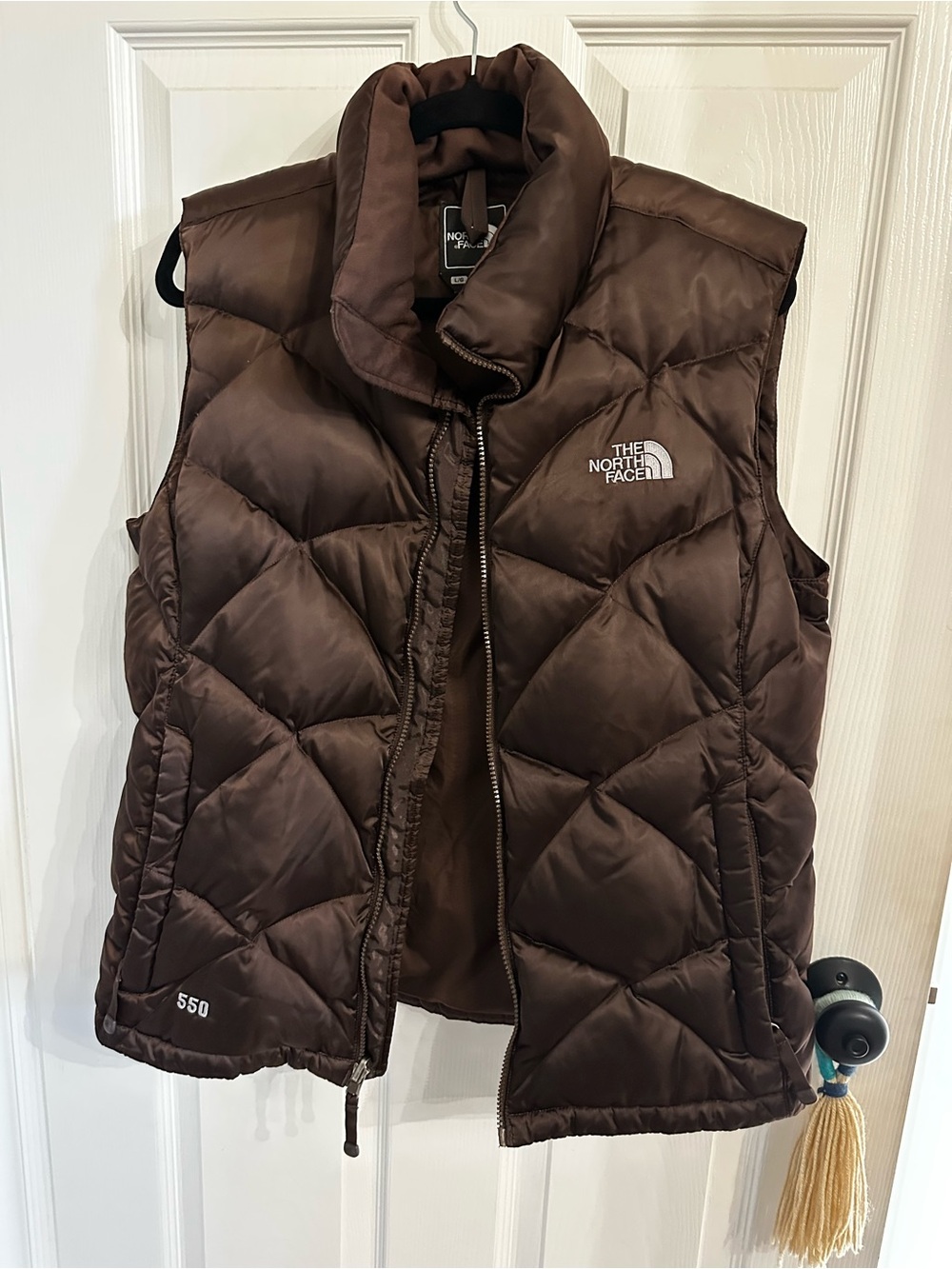 The North Face Brown Quilted Women's Down Vest